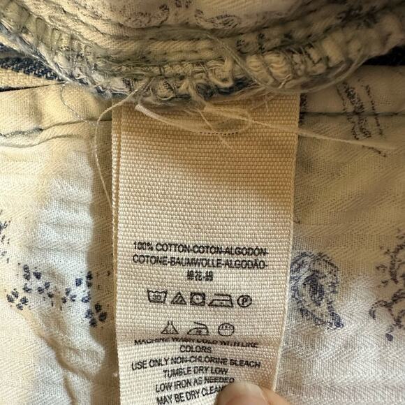 We The Free Women's Striped Pants size 26 Straight Legs Cotton - Picture 4 of 8